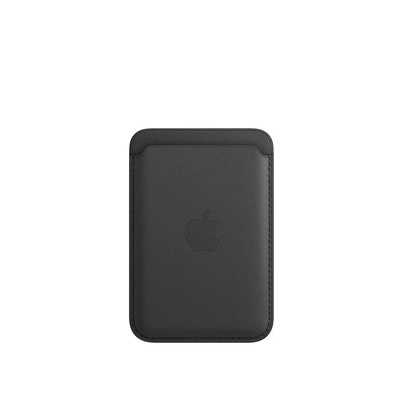 Porte-cartes Magnétique en Cuir pour iPhone 12 à 17 & Samsung S24/S25