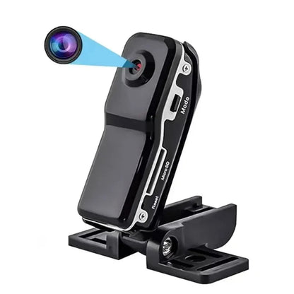 A Mini caméra DV HD, caméscope corporel portable, caméra vidéo avec support, enregistreur vidéo nounou / sécurité, caméra de sport, DVR pour voiture, webcam, petite caméra pour la maison et le bureau.