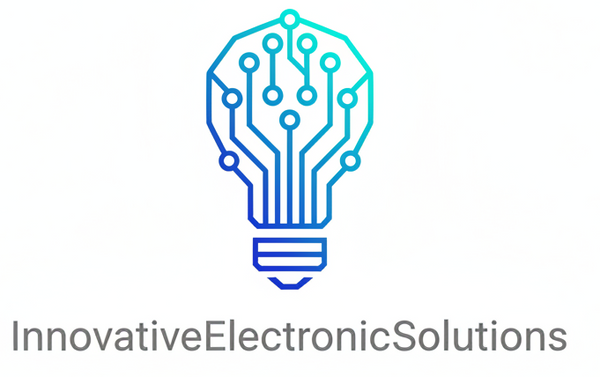 Create a unique logo, white background for InnovativeElectronicSolutions
